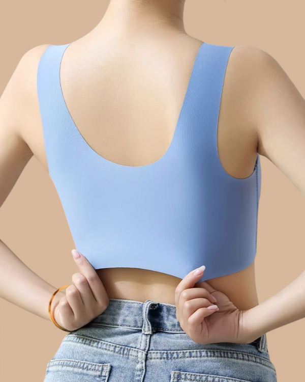 Brasier Bralette Sin Varillas Y Alto Soporte Geranio - ¡Compra 1 y Lleva 2! Brasier Bralette