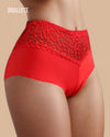 Panty Ice Silk Con Encaje Cintura Alta Palermo - Kit 9 Piezas Panties