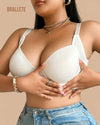 Brasier Bralette Push-Up Suporte Alto Ornella - Brallete Brasier Push-Up