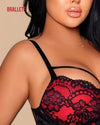 Brasier Bralette Push-Up De Encaje Coriopsis - Brallete Brasier Push-Up