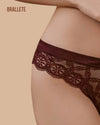 Panties Con Encaje Cintura Baja Iris - Compra 3 y Lleva 6 Panties