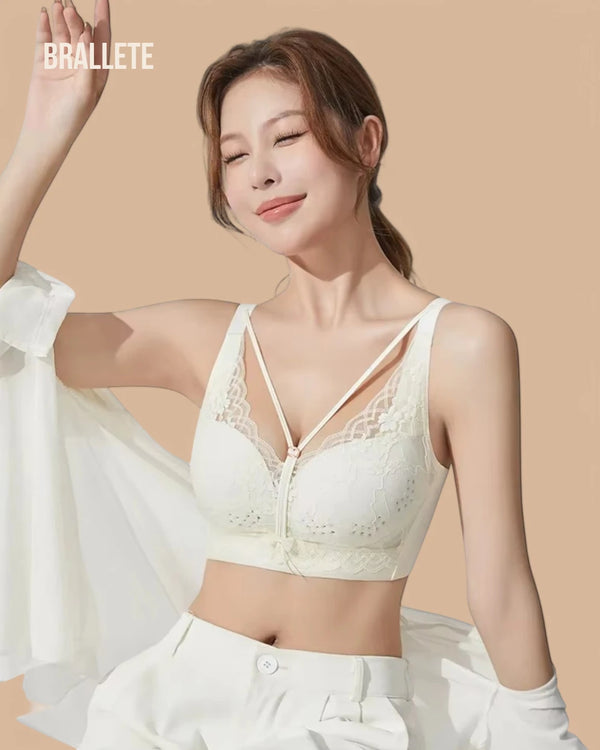 Brasier Longline de Encaje con Relleno Fino Lirio – ¡Compra 1 y Llévate 2! Brasier Longline