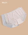 Panties Sin Costuras Cintura Alta Cianita - Kit 6 Piezas Panties