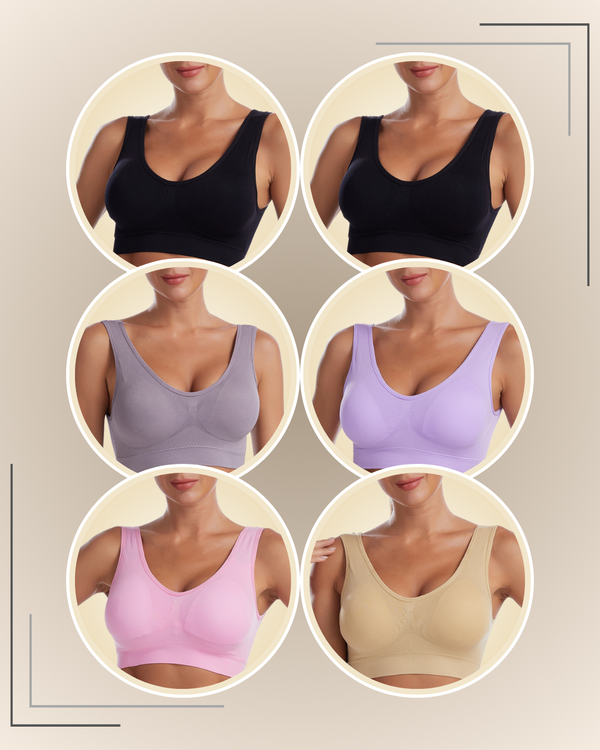 Brasier Top con Copa Removible Mariva - Kit de 6 Piezas 3 Brasier Top