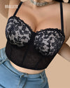 Brasier Push-Up Longline Sin Relleno Heliantia - Brallete Brasier Longline Modelador
