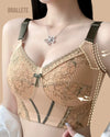 Brasier Longline Modelador Sin Varillas Con Encaje Gardenia - Brallete Nude Brasier Longline Modelador