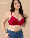 Brasier Bralette Push-Up Suporte Alto Calandra - Compre 1 y Lleva 2 Brasier Push-Up