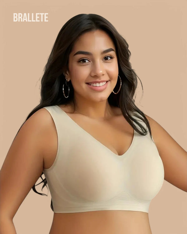Brasier Bralette Sin Varillas Sin Costuras Flor de Nube - Brallete Brasier Bralette