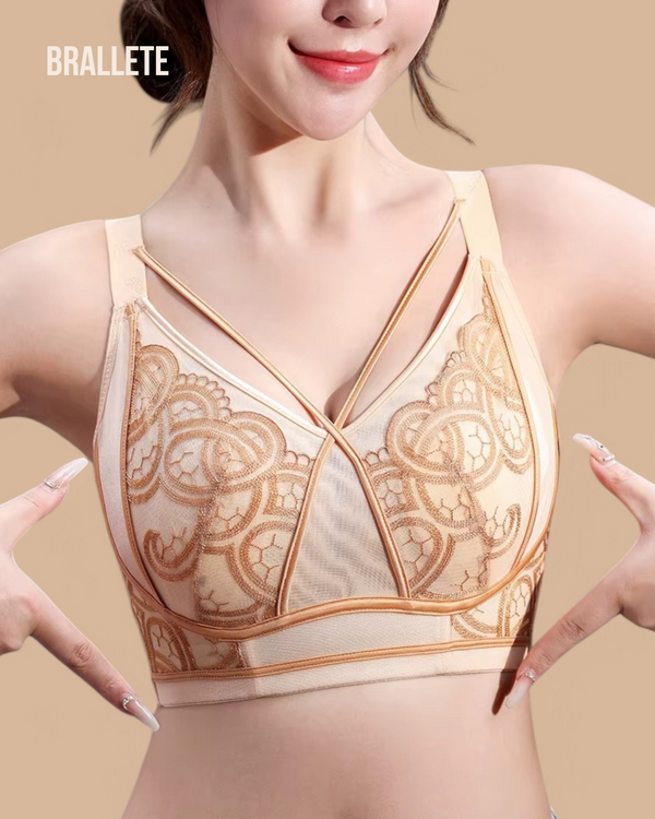 Brasier Longline Con Encaje Sin Varillas Azalea - Brallete Brasier Longline