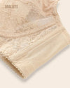 Brasier Bralette de Encaje con Varillas Flexibles y Soporte Alto - Brallete Brasier Bralette