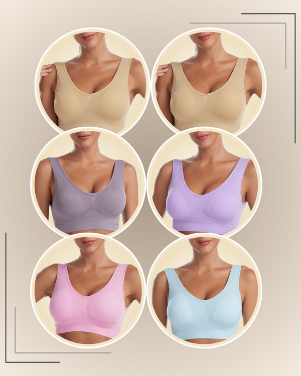 Brasier Top con Copa Removible Mariva - Kit de 6 Piezas 4 Brasier Top