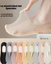 Calcetines Invisibles con Silicona Brallete - Kit de 5 Pares Calcetines