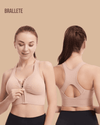 Brasier Deportivo con Cierre Frontal y Relleno Removible - Kit 2 Brasieres Brasier Deportivo