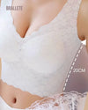Brasier Top Con Encaje Sin Varillas Violeta - Brallete Brasier Top
