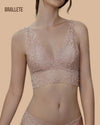 Brasier Bralette de Encaje Sin Varillas y Con Relleno – Compra 2 y Llévate 3 Brasier Bralette