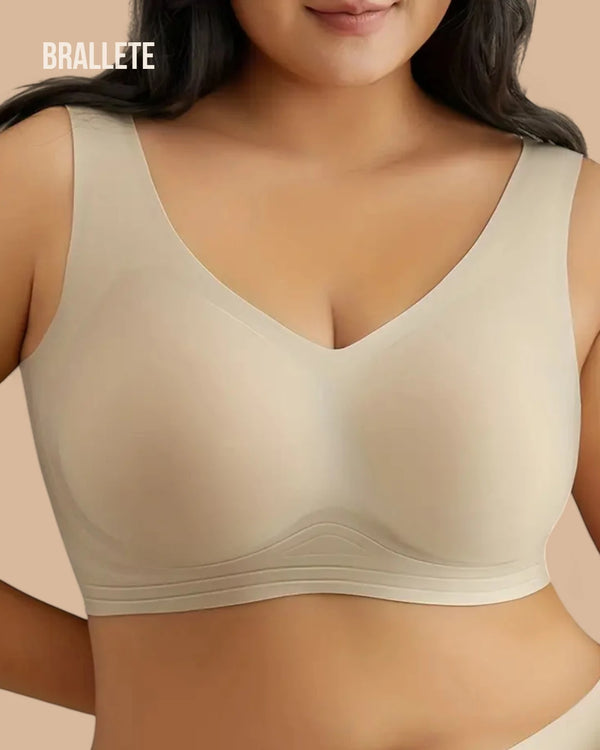 Brasier Bralette Sin Varillas Sin Costuras Flor de Nube - Brallete Brasier Bralette