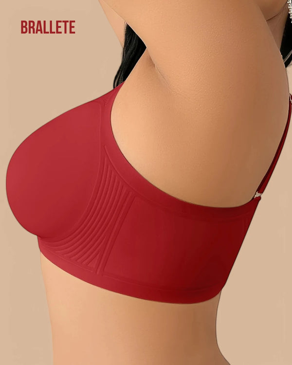Brasier Bralette Sin Costuras y Relleno Removible Jacaranda - Brallete Brasier Bralette