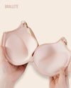 Brasier Push-Up Con Varillas Campánula - Kit 4 Piezas Brasier Push-Up