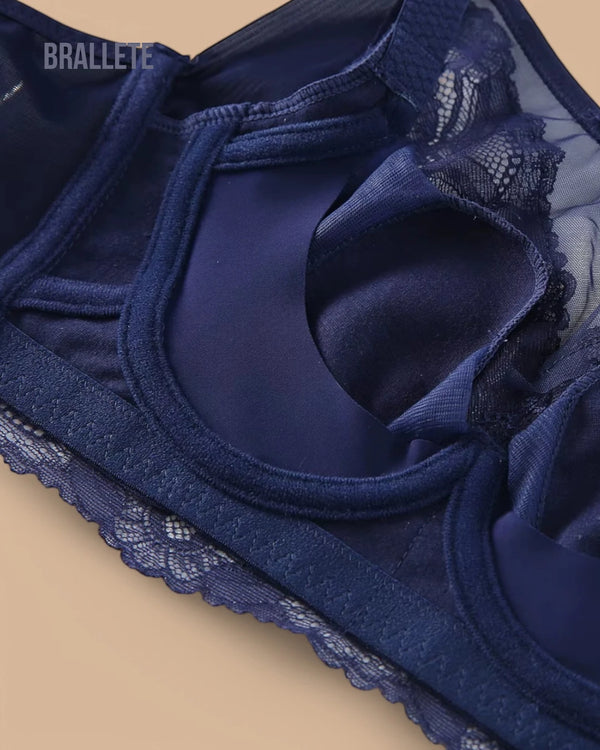 Brasier Bralette de Encaje Sin Relleno - Brallete Brasier Bralette