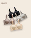 Brasier Sin Costuras con Tirantes Ajustables | Brallete Brasier Sin Costuras
