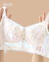 Brasier Bralette Blanco Sin Varillas de Algodón - Brallete Brasier Bralette