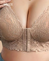 Brasier Bralette Push-Up Con Encaje Y Cierre Frontal Dondiego - Brallete Brasier Push-Up