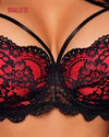 Brasier Bralette Push-Up De Encaje Coriopsis - Brallete Brasier Push-Up