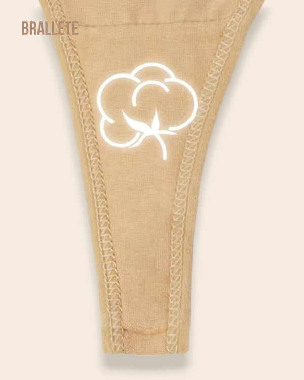 Panty Sin Costuras Cintura Baja Daisy - Kit 5 Piezas Panties