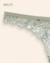 Panty Con Encaje Cintura Baja Violet - Kit 3 Piezas Panties