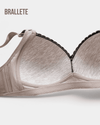 Brasier Bralette Push-Up sin Relleno Sin Varillas Brasier Bralette