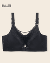 Brasier Push-Up Plus Size con Varillas Negro Brasier Push-Up