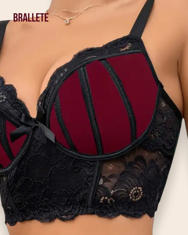 Conjunto Lencería Con Varilla Santorini – Brallete Conjunto de Lencería