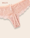 Panty Con Encaje Cintura Baja Mykonos - Kit 3 Piezas Panties