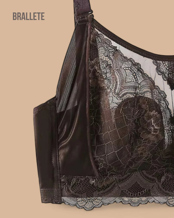 Brasier Bralette de Encaje Sin Relleno - Brallete Brasier Bralette