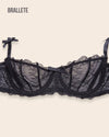 Brasier Balconette Sin Relleno Lilavanda - Brallete Brasier Balconette