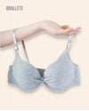 Brasier Push-Up Con Varillas Campánula - Kit 4 Piezas Brasier Push-Up