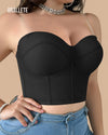 Brasier Longline Push-Up Modelador Con Tirantes Removibles Deyanira - Brallete Brasier Longline Modelador