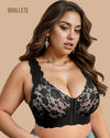 Brasier Longline Sin Varillas Con Encaje Erica - Brallete Negro Brasier Bralette