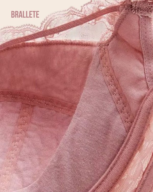 Brasier Bralette Push-Up Rosa – Brallete Brasier Bralette