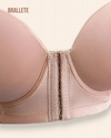 Brasier Balconette Push-Up Cierre Frontal Narcelina - Brallete Brasier Balconette