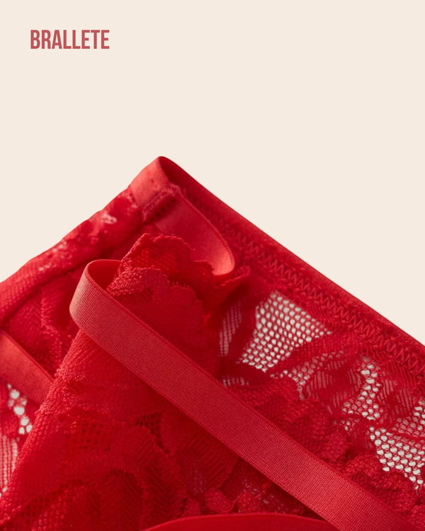 Conjunto Lencería Sin Relleno Rosalina - Brallete Conjunto de Lencería
