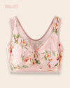 Brasier Top Sin Varillas Con Relleno - Brallete Rosa Brasier Top