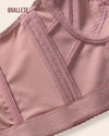 Brasier Longline Push-Up Sin Relleno Flor de Cerezo - Brallete Brasier Push-Up