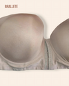 Brasier Balconette Push-Up Cierre Frontal Narcelina - Brallete Brasier Balconette