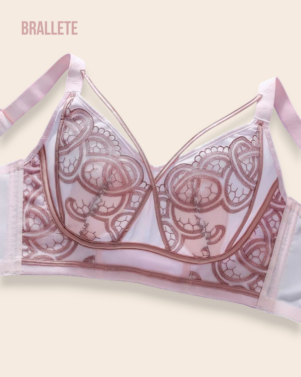Brasier Longline Con Encaje Sin Varillas Azalea - Brallete Brasier Longline