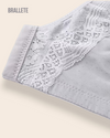 Brasier Bralette de Encaje con Tirantes Convertibles – Brallete Brasier Bralette