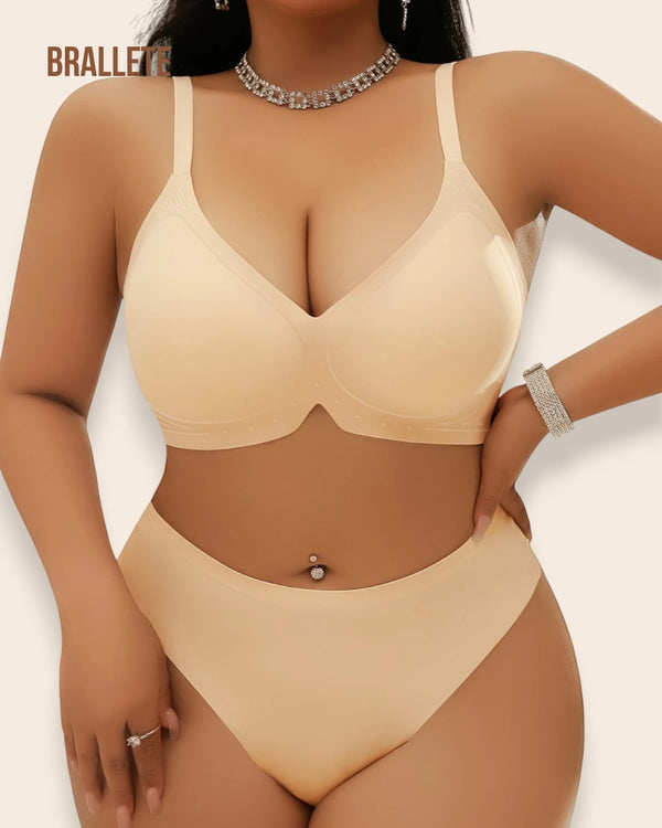 Conjunto de Lencería Sin Costuras Siena – Brallete Nude Conjunto de Lencería