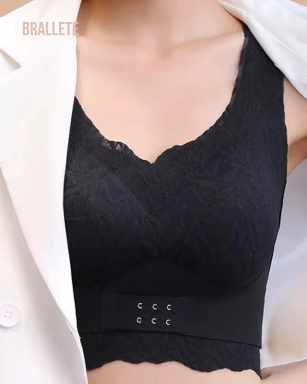 Brasier Longline Con Encaje Sin Varillas – Compra 1 y Llévate 2 Brasier Longline