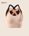 Brasier Deportivo sin Varillas con Relleno Removible ¡Compra 1 y Lleva 2! Negro + Nude Brasier Deportivo