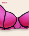 Brasier Bralette Push-Up Sin Relleno Nigella - Brallete Brasier Bralette